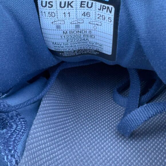 HOKA ONE ONE BONDI 8 - Men’s Running Shoes - SIZE 11.5D - Picture 10 of 10